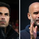 Mikel Arteta dan Pep Guardiola