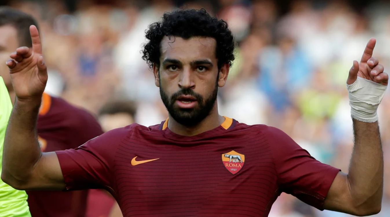 Mohamed Salah saat masih membela AS Roma