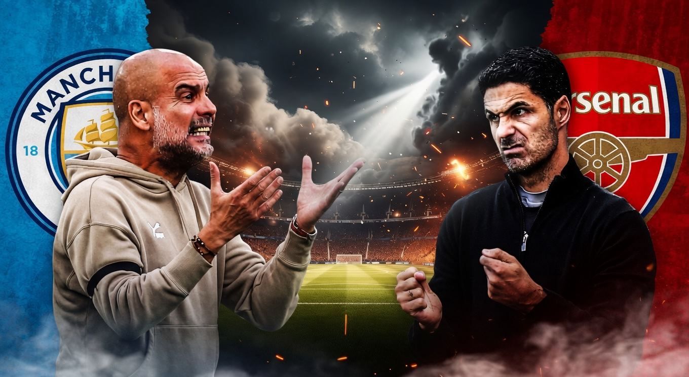 Pep Guardiola vs Mikel Arteta
