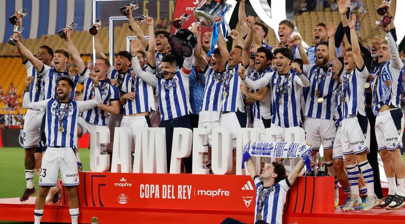 Real Sociedad Raih Gelar Keempat Copa del Rey Setelah Tahan Imbang Atletico Madrid