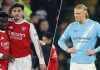 Persaingan gelar antara Arsenal vs Manchester City