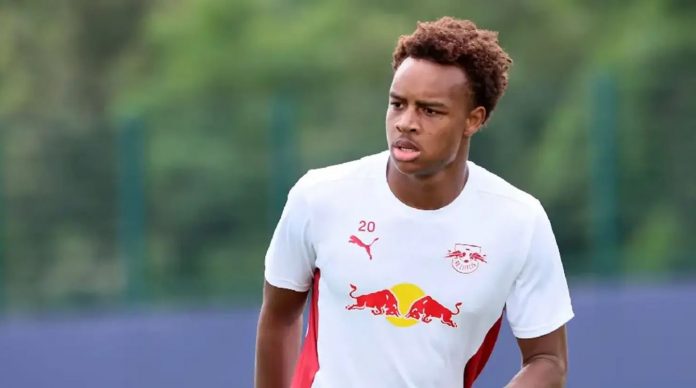 Assan Ouedraogo pemain RB Leipzig Assan Ouedraogo pemain RB Leipzig