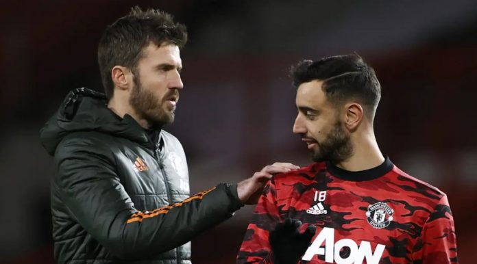 Bruno Fernandes Michael Carrick Bruno Fernandes Pecahkan Rekor Assist Manchester United di Premier League