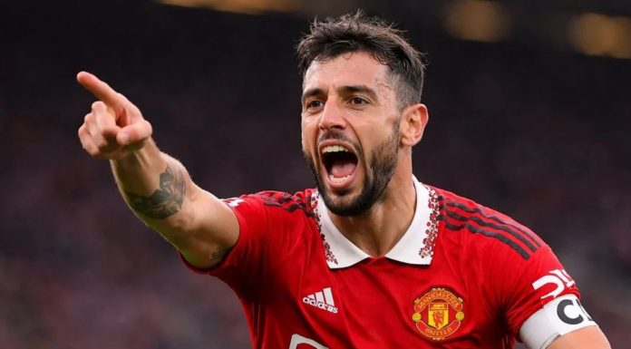 Bruno Fernandes pemain Manchester United Bruno Fernandes mendekati rekor assist Premier League setelah mencetak 120 peluang musim ini