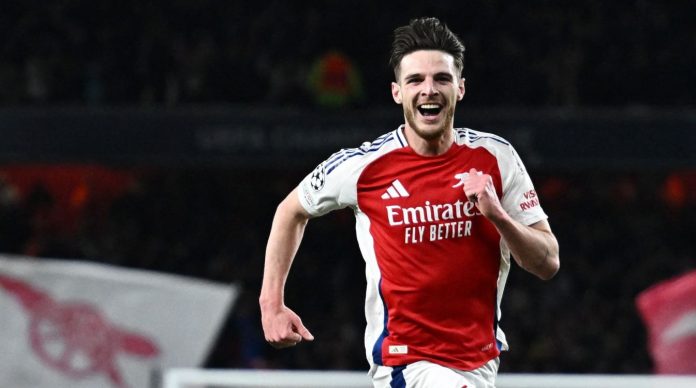 Declan Rice pemain Arsenal Declan Rice pemain Arsenal