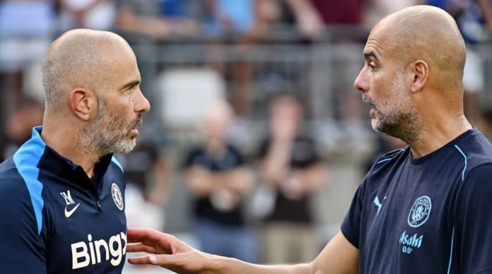 Enzo Maresca dan Pep Guardiola Enzo Maresca dan Pep Guardiola