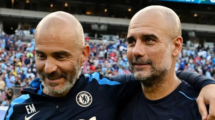 Enzo Maresca dan Pep Guardiola Enzo Maresca dan Pep Guardiola