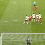 Gol Dominik Szoboszlai ke gawang Arsenal