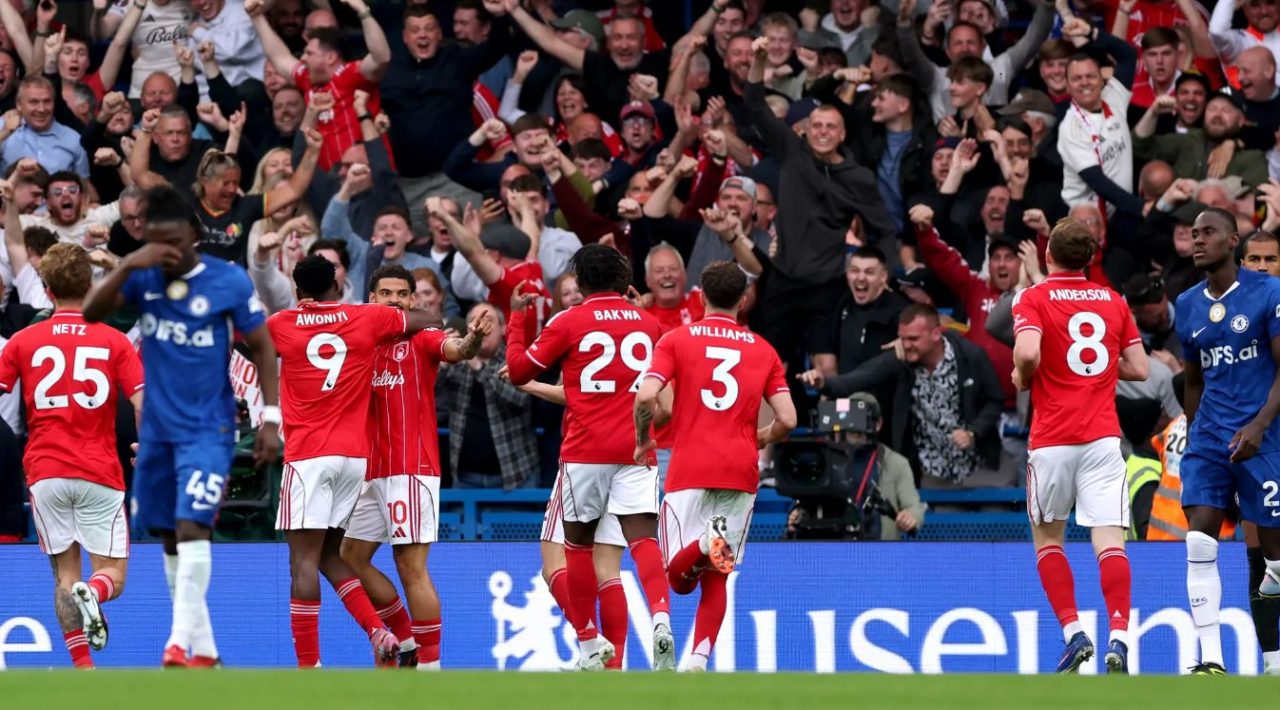 Hasil Chelsea vs Nottingham Forest skor 1-3