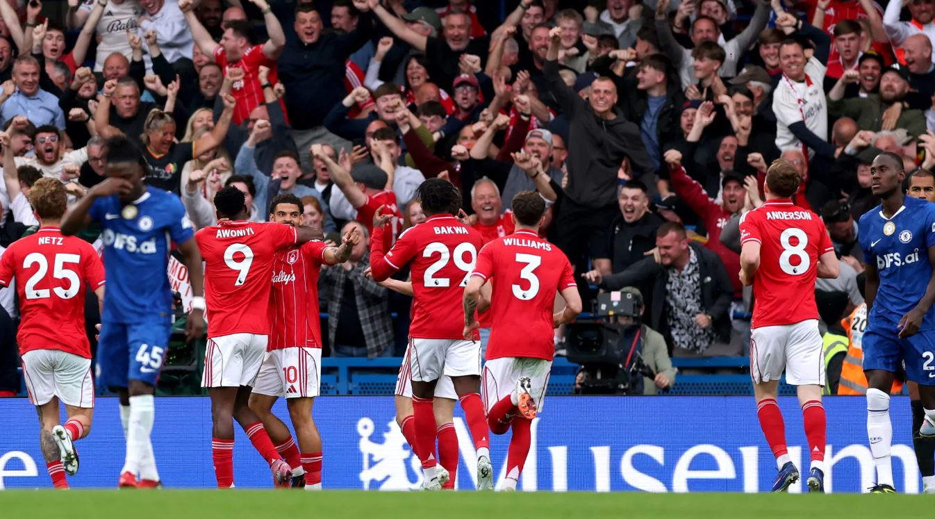 Hasil Chelsea vs Nottingham Forest skor 1-3