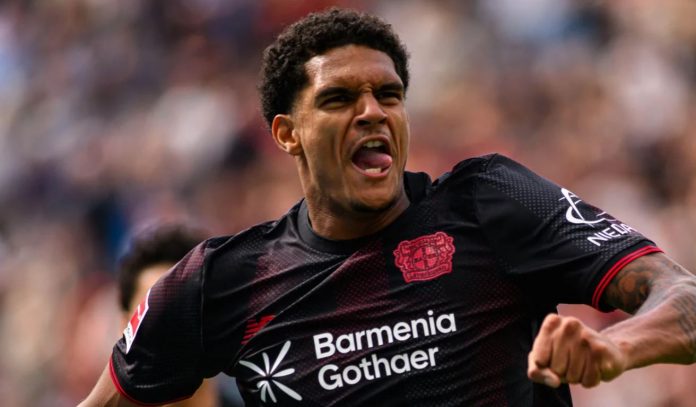 Jarell Quansah pemain Bayer Leverkusen Jarell Quansah pemain Bayer Leverkusen