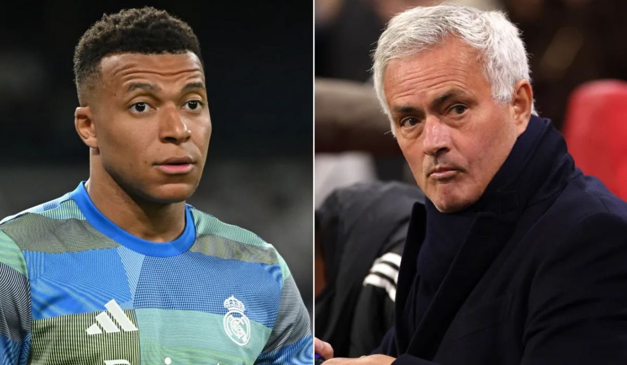 Kylian Mbappe dan Jose Murinho