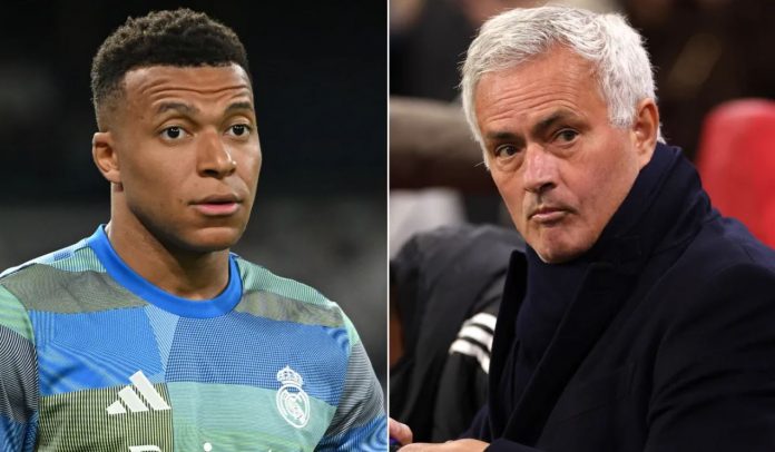 Kylian Mbappe dan Jose Murinho