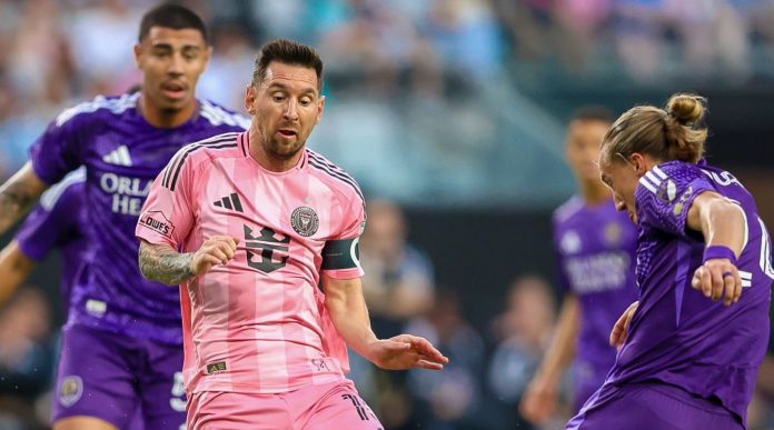 Lionel Messi di laga Inter Miami vs Orlando City Messi Cetak Gol, Inter Miami Tetap Takluk dari Orlando City