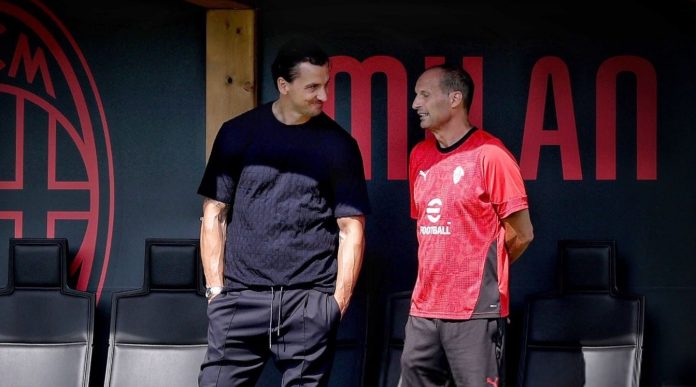 Massimiliano Allegri dan Zlatan Inbrahimovic