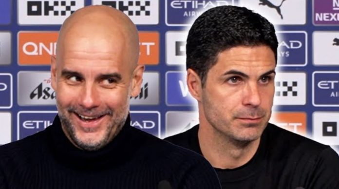 Mikel Arteta Pep Guardiola Mikel Arteta Pep Guardiola