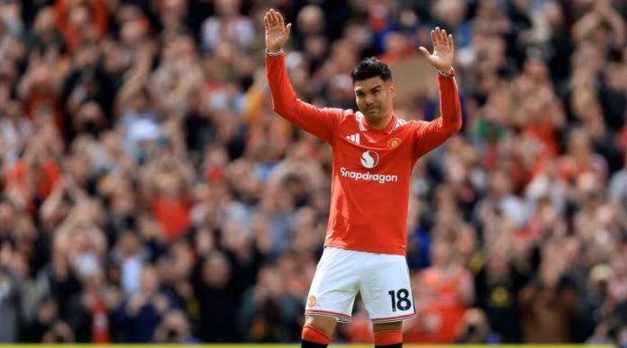 Mome perpisahan Casemiro di Manchester United
