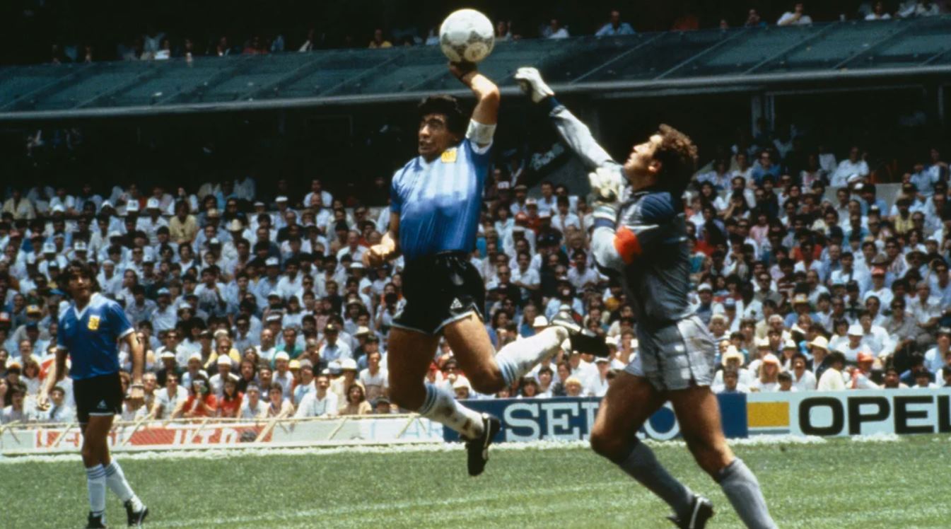 Momen Hand of God Diego Maradona