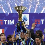Momen saat Inter Milan merayakan scudetto di musim 2024-2025