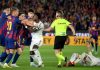 Momen saat Vinicius Junior ribut dengan pemain Barcelona