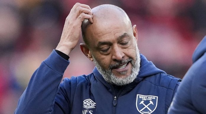 Nuno Espirito Santo pelatih West Ham United