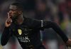 Ousmane Dembele mencetak gol penentu dalam laga Bayern Munchen vs PSG yang berakhir 1-1 agregat 5-6