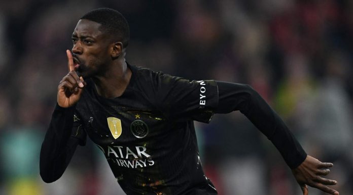 Ousmane Dembele mencetak gol penentu dalam laga Bayern Munchen vs PSG yang berakhir 1-1 agregat 5-6
