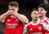 Pemain Arsenal merayakan kemenangan atas Atletico Madrid di Semifinal Liga Champions 2026