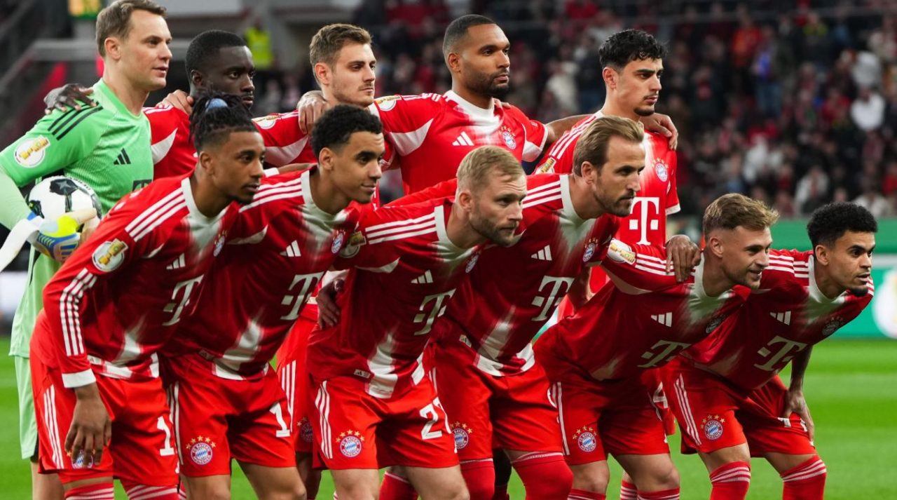 Pemain Bayern Munchen bersiap di Final DFB Pokal