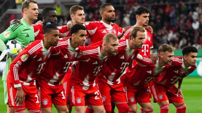 Pemain Bayern Munchen bersiap di Final DFB Pokal