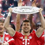 Pemain Bayern Munchen merayakan gelar juara Bundesliga 2025-2026