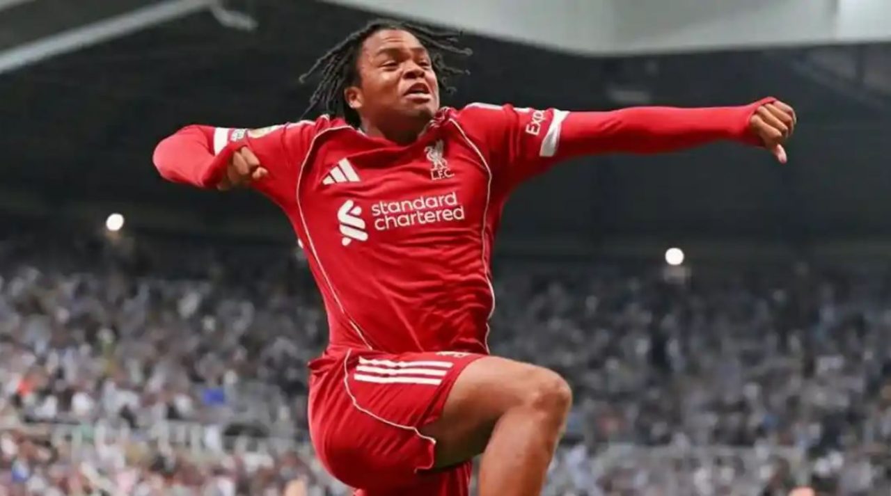 Rio Ngumoha pemain Liverpool
