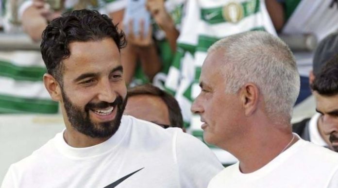 Ruben Amorim dan Jose Mourinho Ruben Amorim dan Jose Mourinho