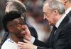 Vinicius Junior dan Florentino Perez presiden Real Madrid