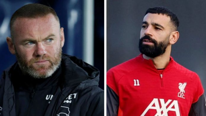 Wayne Rooney dan Mohamed Salah Wayne Rooney dan Mohamed Salah