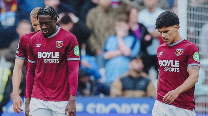 West Ham United di ambang degradasi dari Premier League