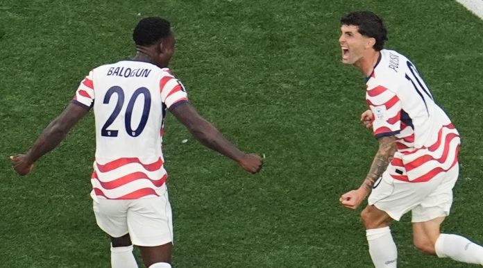 Balogun dan Pulisic pemain Timnas Amerika Serikat Balogun dan Pulisic pemain Timnas Amerika Serikat