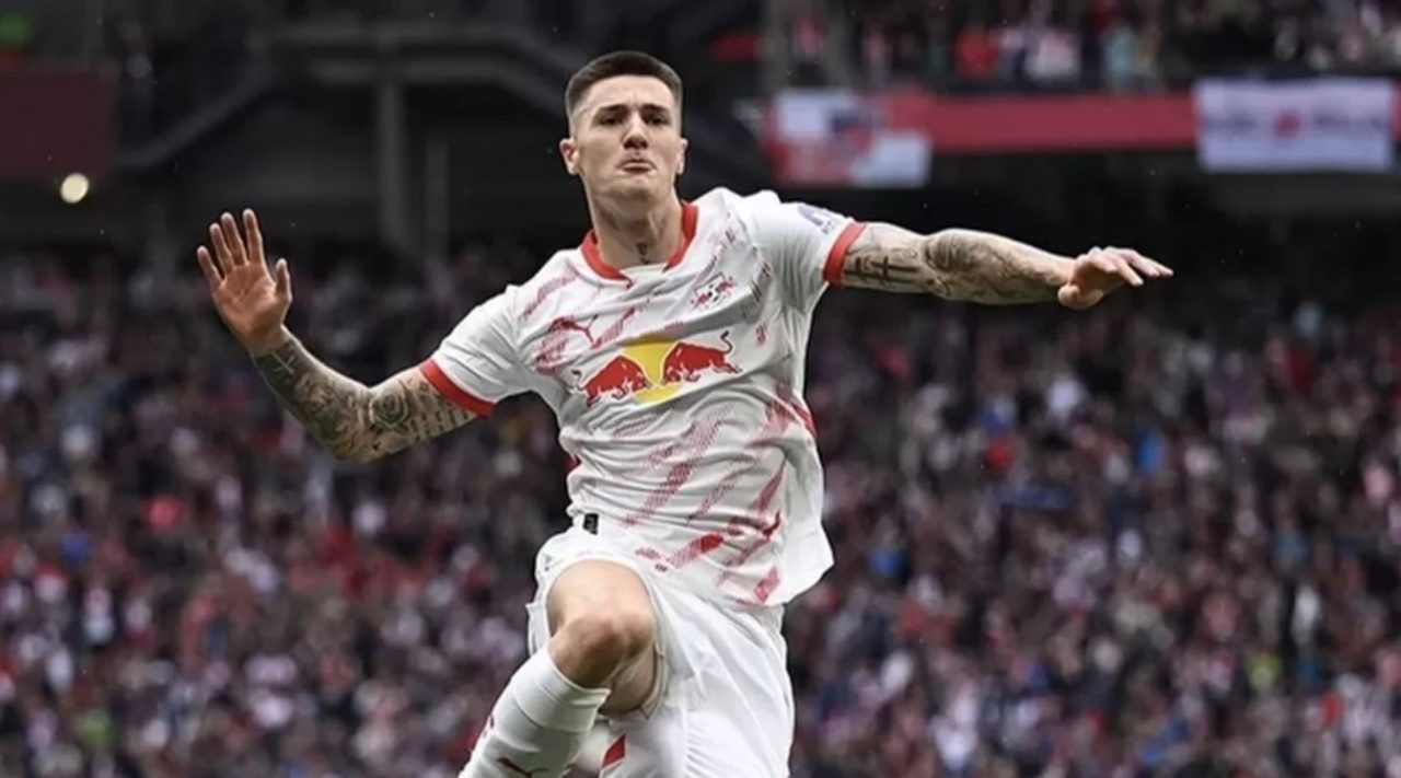 Benjamin Sesko pemain Manchester United