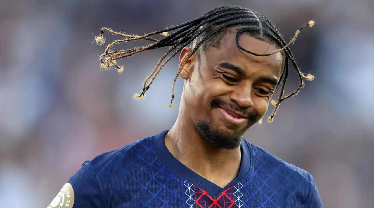 Bradley Barcola pemain PSG
