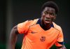 Ebrima Tunkara bintang muda Barcelona