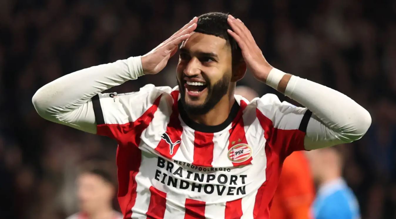 Ismael Saibari pemain PSV Eindhoven