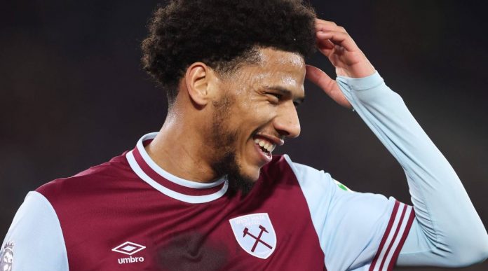 Jean-Clair Todibo pemain West Ham United Jean-Clair Todibo pemain West Ham United