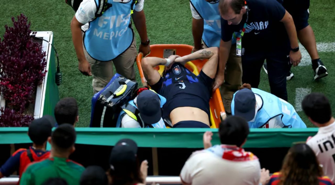 Manuel Ugarte cedera saat membela Tiimnas Uruguay di Piala Dunia 2026