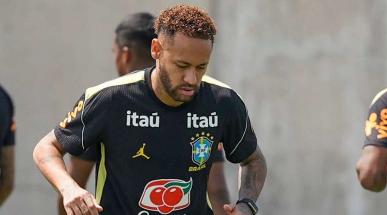 Neymar pemain Timnas Brasil