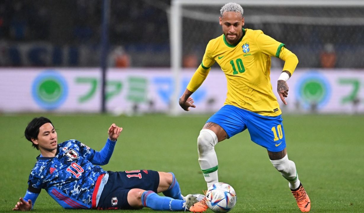 Neymar pemain Timnas Brasil