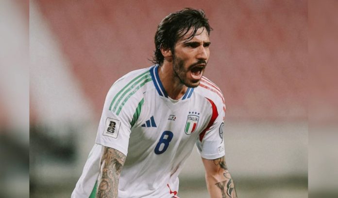 Sandro Tonali pemain Newcastle United
