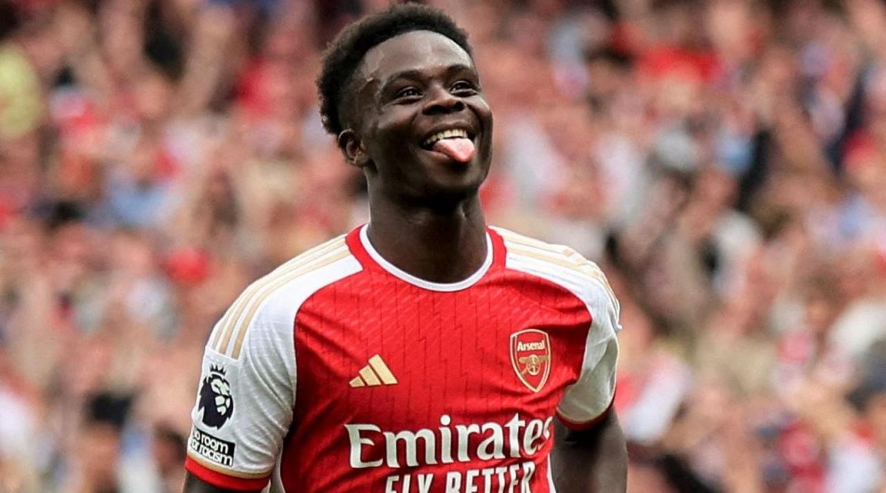 Bukayo Saka pemain Arsenal