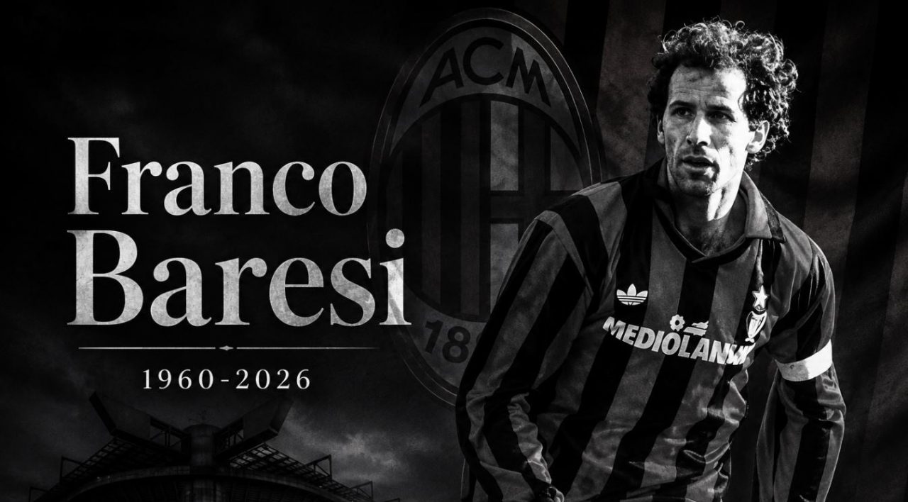 Franco Baresi legenda AC Milan meninggal di usia 66 tahun
