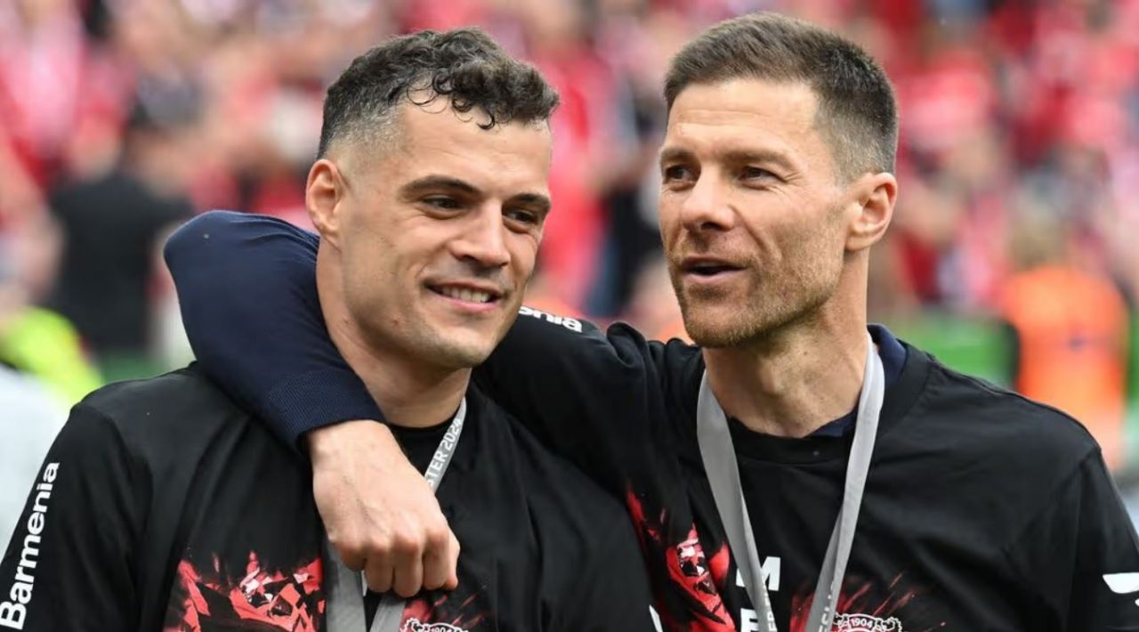 Granit Xhaka dan Xabi Alonso