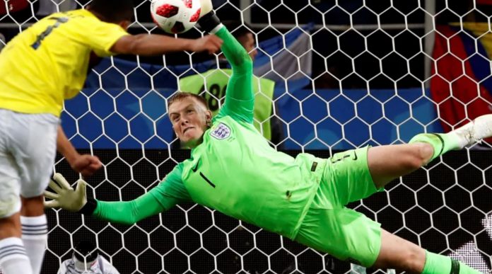 Jordan Pickford kiper Timnas Inggris Jordan Pickford kiper Timnas Inggris